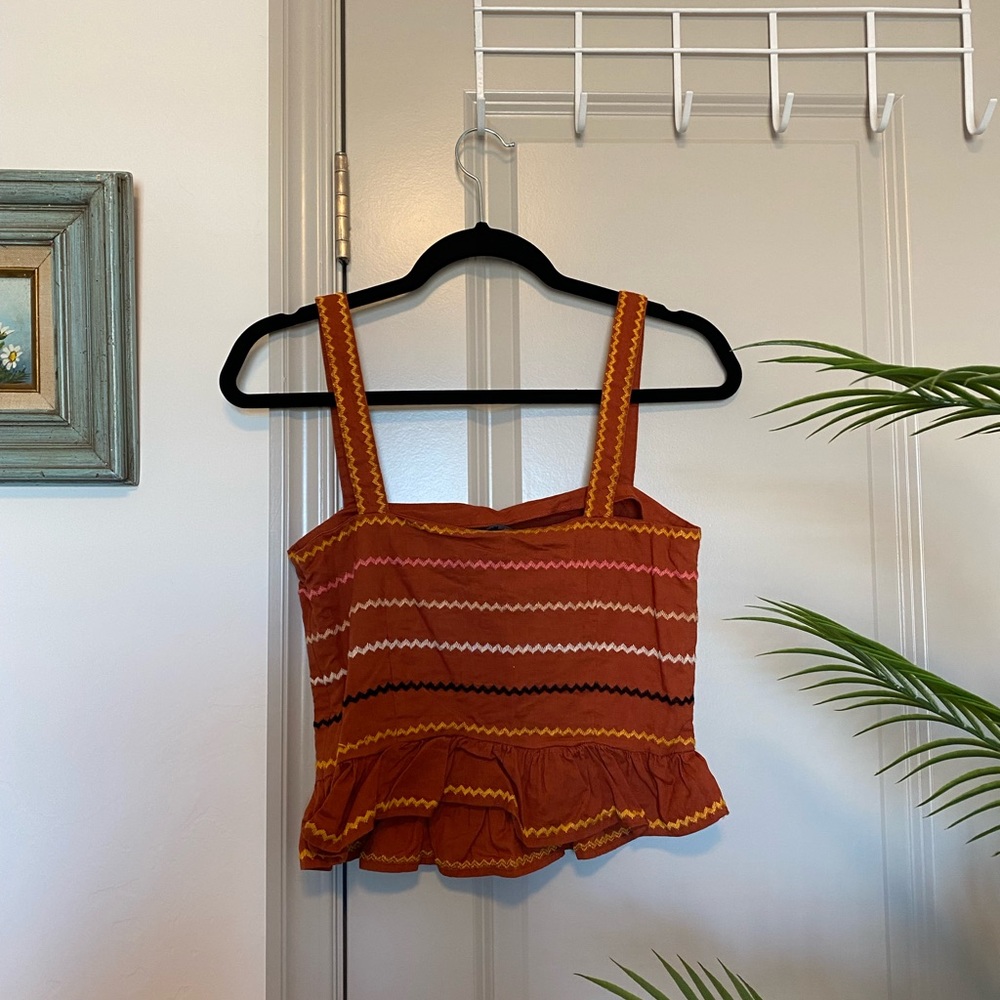 Forever 21 Ruffle Tank Top - Picture 2 of 4
